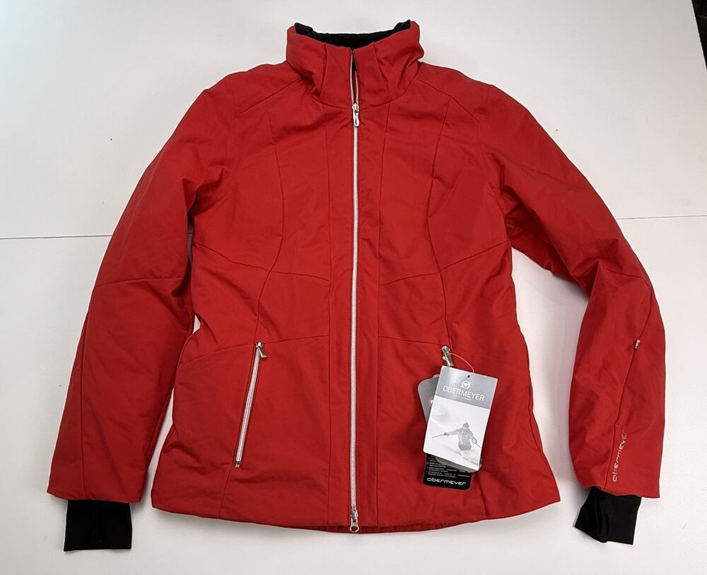 Obermeyer Siren Womens 10 Red Ski Jacket PrimaLoft 15K Waterproof NWT No Hood
